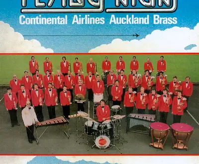 Continental Airlines Auckland Brass